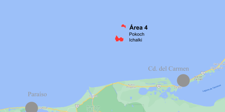 Proyecta Fieldwood producir 100 mil barriles de petróleo en Pokoch e Ichalki