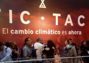 Inauguran exposición "Tic Tac, el cambio climático es ahora"