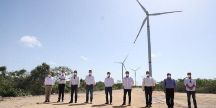 Se inauguró el Parque Eólico Progreso, en Yucatán