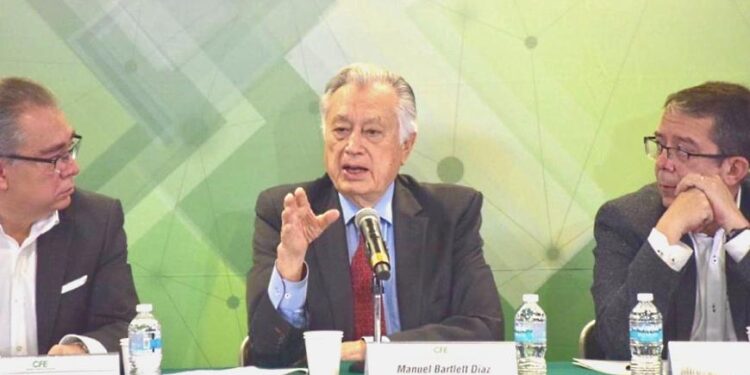 CFE, la más vilipendiada: Manuel Bartlett; anuncia alianza con SPR