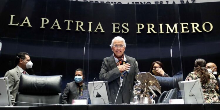 Desecha Sánchez Cordero interponer controversia constitucional contra Acuerdo de seguridad nacional