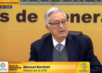 Electricidad de México quedará en manos de los fondos internacionales, advierte Manuel Bartlett