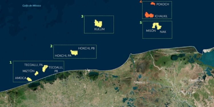 Inicia Fieldwood Energy primera producción de crudo en Pokoch e Ichalkil