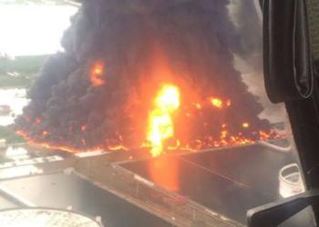 Concluye quema de gasolina en refinería Salina Cruz