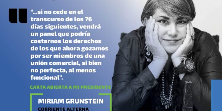 Carta abierta a mi Presidente
