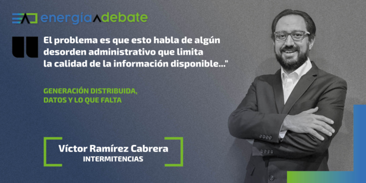 Generación distribuida, datos y lo que falta