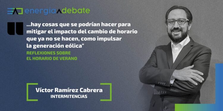 horario de verano eolica solar renovable