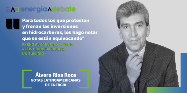 alvaro rios hidrocarburos diesel ambientalistas