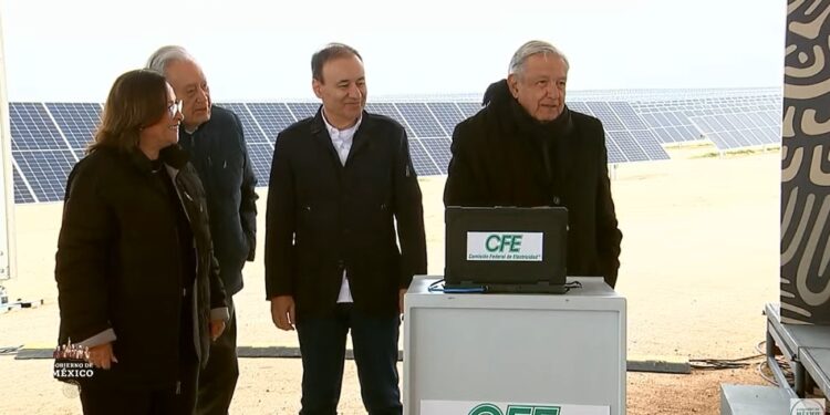 amlo nahle bartlett Puerto Pennasco central fotovoltaica