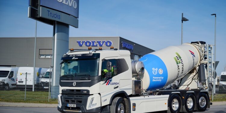 cemex volvo revolvedora cemento electrico