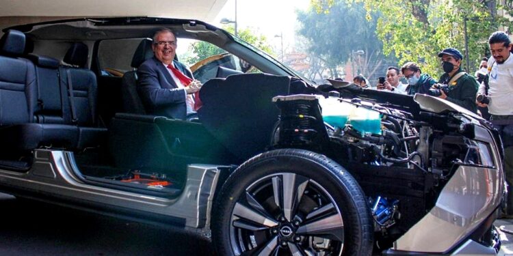 marcelo ebrard electrificacion del transporte tmec