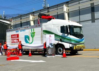 Grupo Modelo inaugura estación de carga para vehículos eléctricos pesados