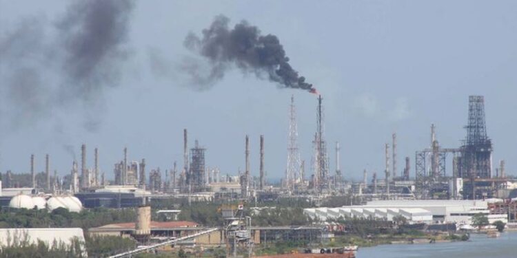 Refinería de Madero operó al 2% en octubre