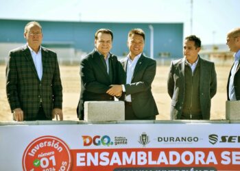 SEV invertirá 6.8 mil millones de dólares en nueva planta de autos eléctricos en Durango