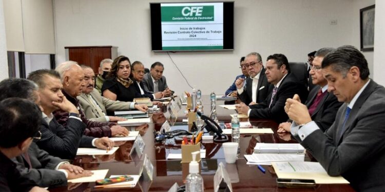 Inicia CFE negociaciones del Contrato Colectivo de Trabajo 2024-2026 con el SUTERM