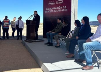 Inauguran Sonora y ENGIE México el parque solar Akin