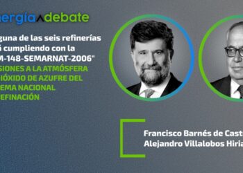 Emisiones a la atmósfera de dióxido de azufre del Sistema Nacional de Refinación