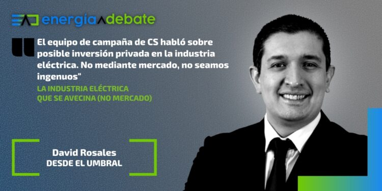La industria eléctrica que se avecina (no mercado)