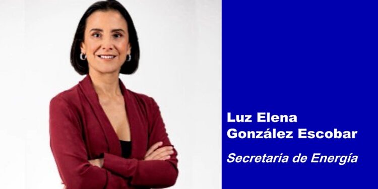 Luz Elena González Escobar llevará la cartera de Energía