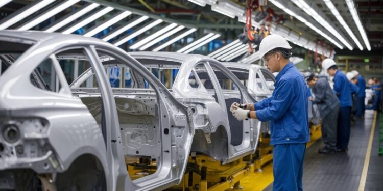 Armadoras cierran 2024 con aumento de 5.5 % en producción de vehículos ligeros