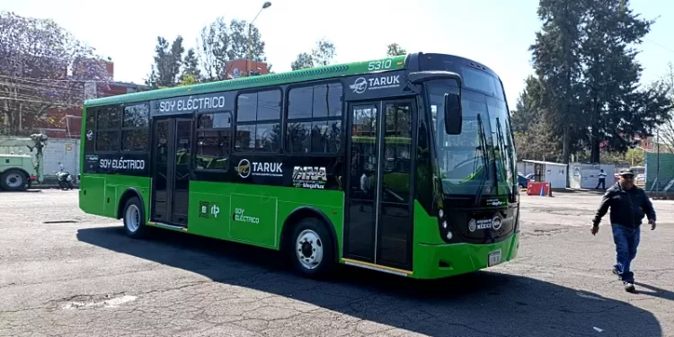 Llega autobús eléctrico Taruk a servir al Oriente de la CDMX