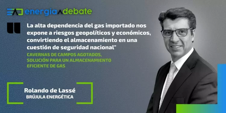 Cavernas de campos agotados, solución para un almacenamiento eficiente de gas