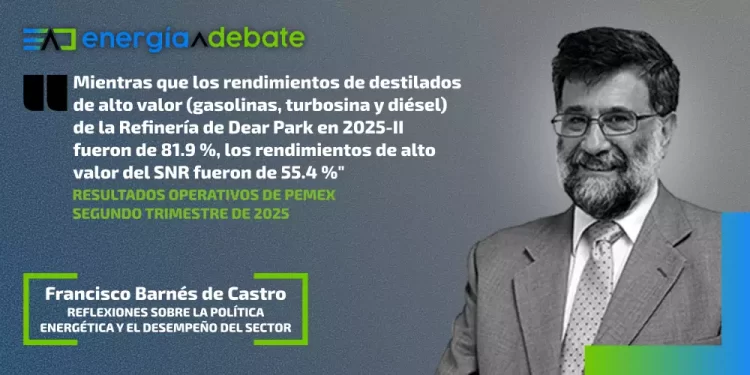 Resultados operativos de Pemex – Segundo trimestre de 2025
