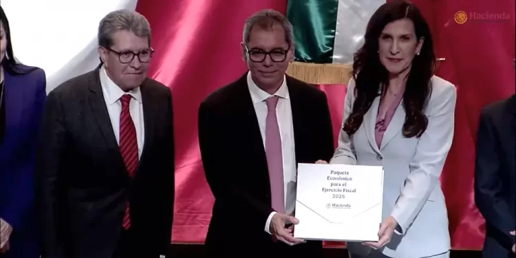 Entrega Hacienda Paquete Económico 2026 a la Cámara de Diputados