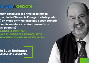 Buena noticia: Publican la NOM-035-ENER-2025, para equipos de aire acondicionado de hasta 20 ton.