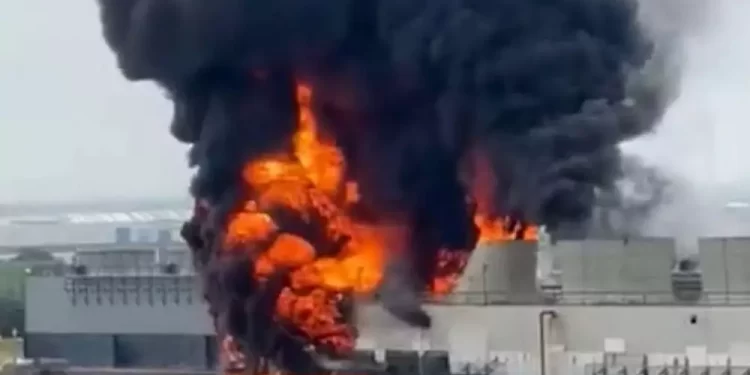 Incendio en termoeléctrica de Altamira; no hay heridos