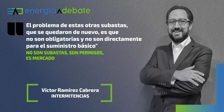 No son subastas, son permisos, es mercado