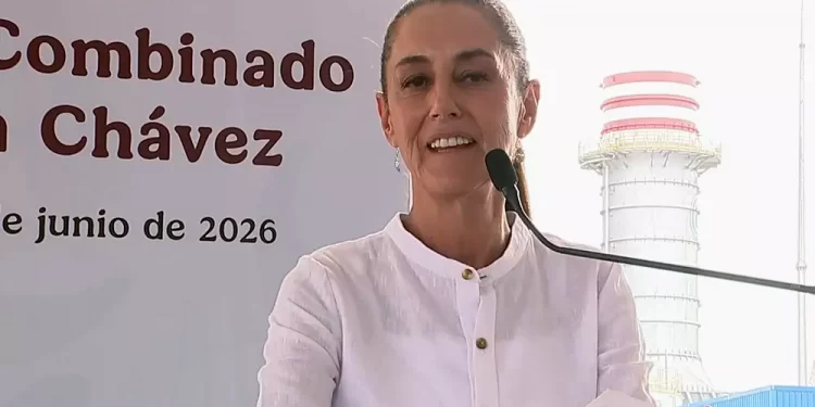 Inaugura Sheinbaum central eléctrica a gas Manzanillo III